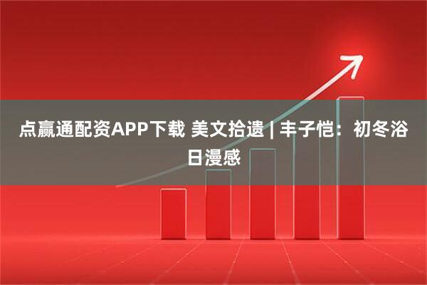 点赢通配资APP下载 美文拾遗 | 丰子恺：初冬浴日漫感