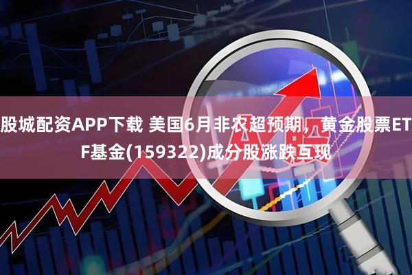 股城配资APP下载 美国6月非农超预期，黄金股票ETF基金(159322)成分股涨跌互现